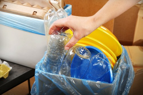 Modern waste management equipment for builders in Crouch End