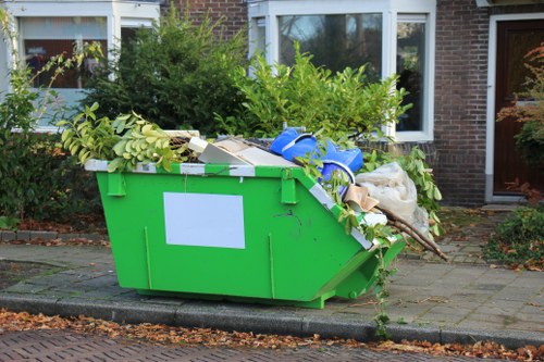 Professional waste clearance team at work in Crouch End