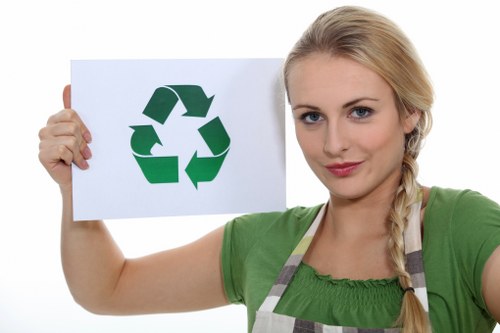 Recycling efforts during flat clearance