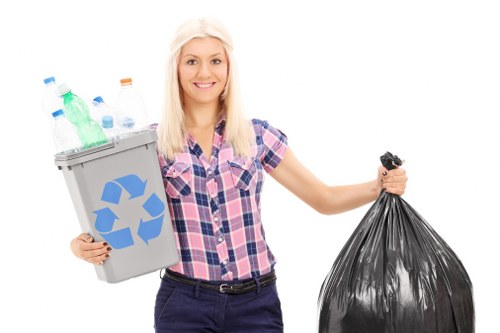 Recycling process for commercial waste